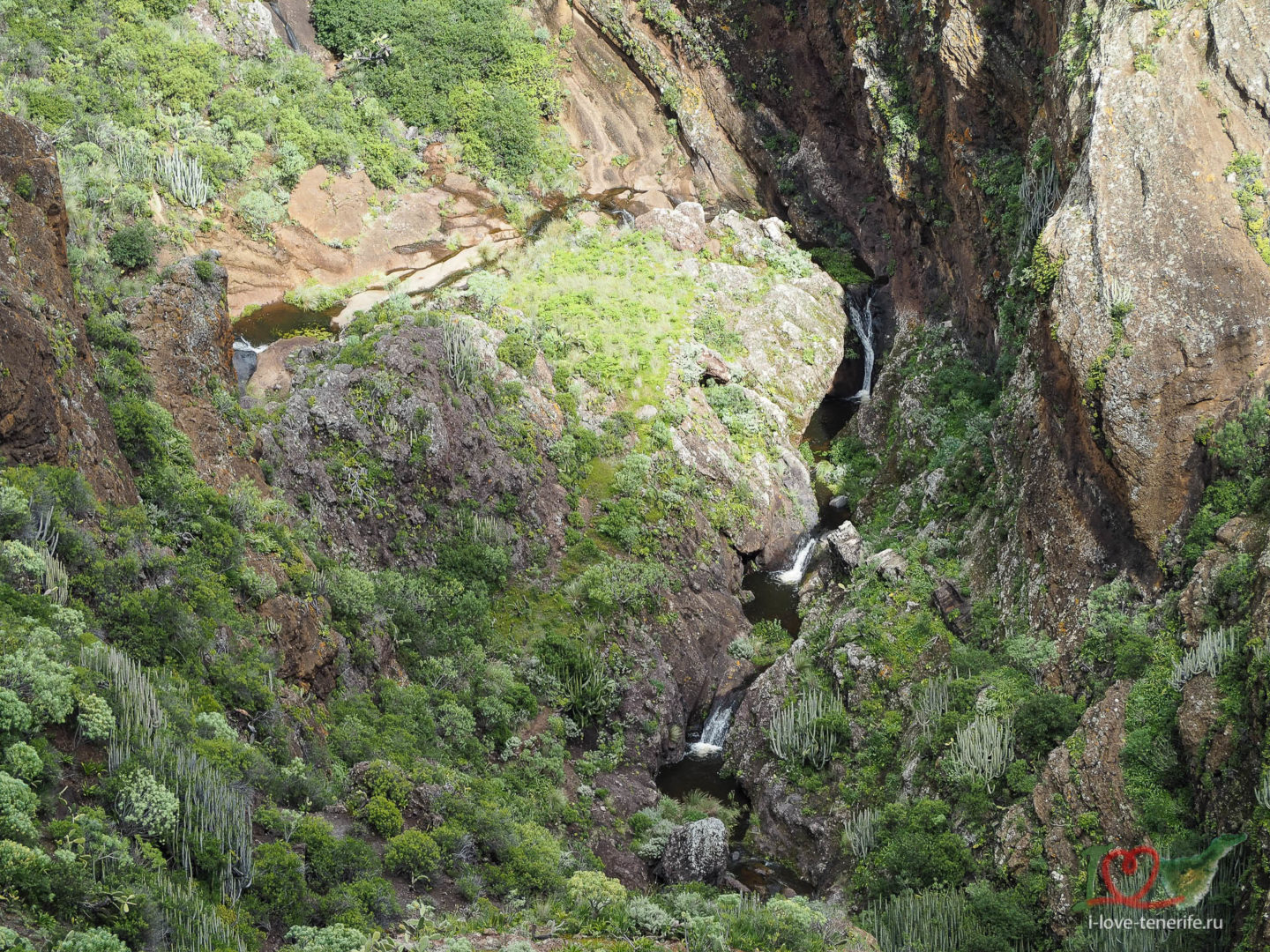 Каскадный водопад. Февраль 2022, хайкинг на Тенерифе