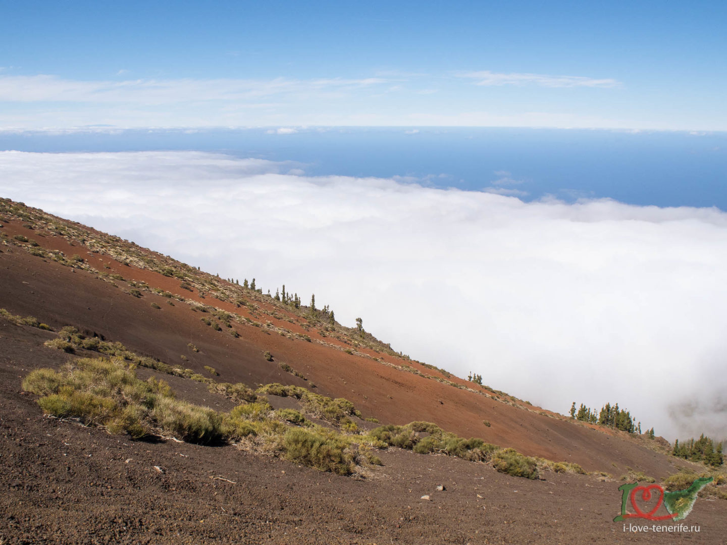 Облака в горах Тенерифе